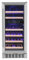 Винный шкаф Temptech Premium WPQ38DCS нерж. сталь