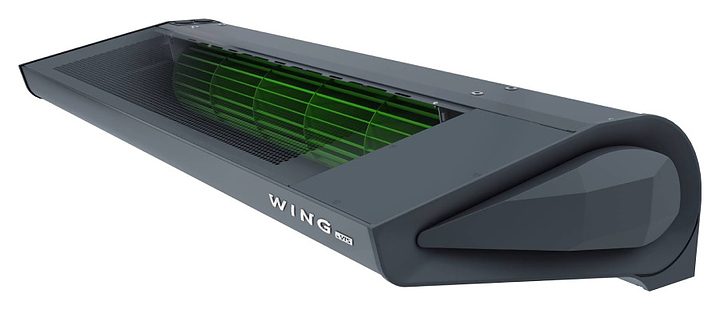 Воздушная завеса WING II C200 EC (RAL 7016) серый антрацит