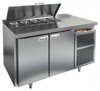 Стол для салатов HICOLD SL1-11SN с крышкой