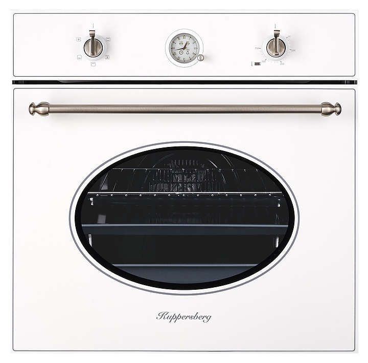Духовой шкаф Kuppersberg SR 605 W Silver, белый с фурнитурой под серебро