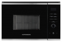 Микроволновая печь Kuppersberg HMW 650 BX, черная / нержавеющая сталь