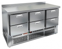 Стол морозильный HICOLD GNE 222/BT с бортом