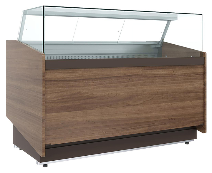 Витрина кондитерская Carboma KC82 SM 1,2-1 VISION 1008, темный дуб