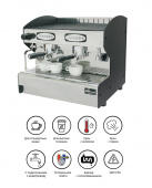 Кофемашина AUTOMATIC COFFEE MACHINES SRL Rounder 2 GR Compatta NERO (ACMRD002CN) 