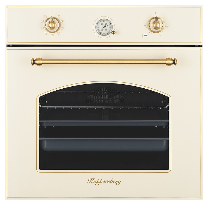 Духовой шкаф Kuppersberg SR 609 C Bronze, бежевый с фурнитурой под бронзу