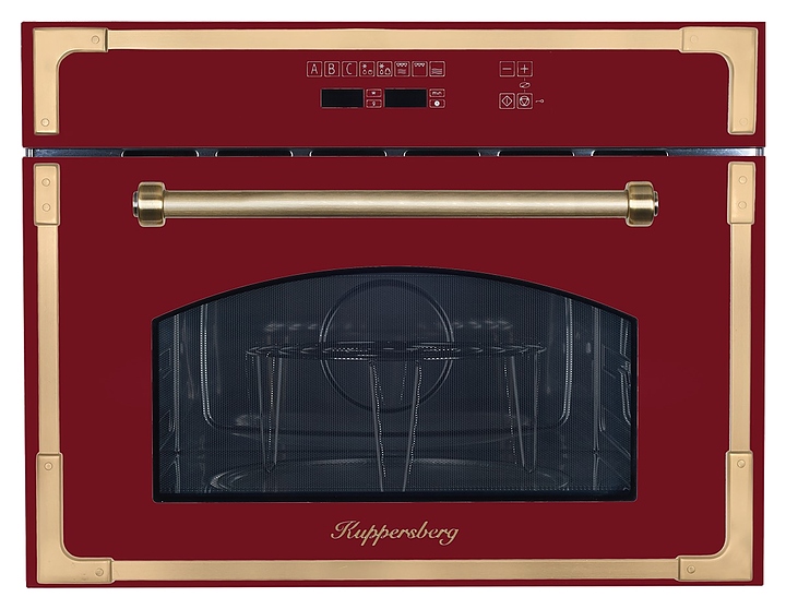 Микроволновая печь Kuppersberg RMW 969 BOR, бордо с фурнитурой под бронзу