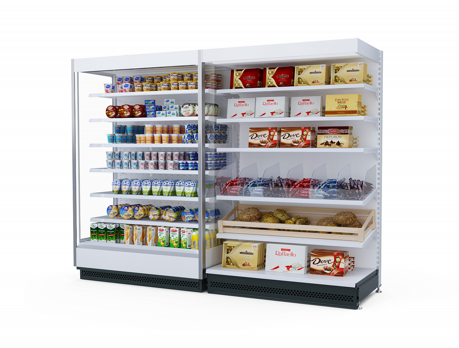 Стеллаж Be Bloks be shelf! S80 300 h=1600 двустор. 8*30
